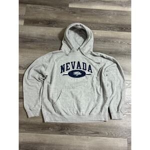 NCAA University Of Nevada Wolf Pack Embroidered Hoodie Sweatshirt - Men’s Large